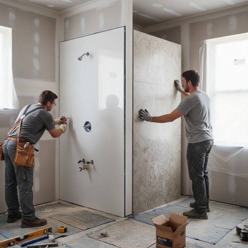 Shower Enclosure Installation